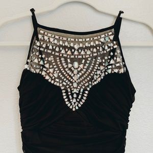 Black Bedazzled Prom/Homecoming Dress.
